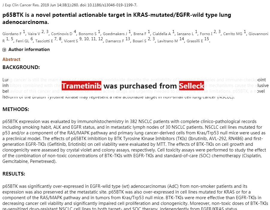 Trametinib Gsk Mek