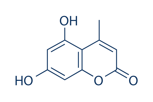 5,7-Dihydroxy-4-methylcoumarin Chemical Structure