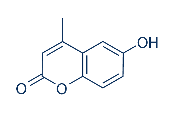 6-Hydroxy-4-methylcoumarin Chemical Structure