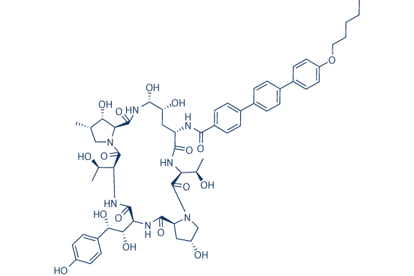 Anidulafungin Chemical Structure