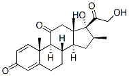 Meprednisone Chemical Structure