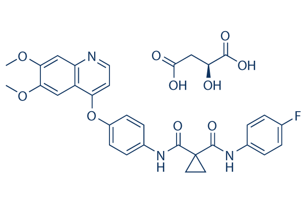 Cabozantinib malate Chemical Structure