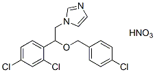 Econazole nitrate  Chemical Structure