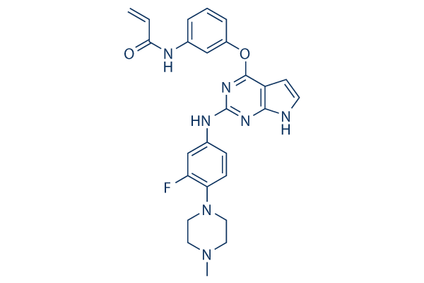 Avitinib (Abivertinib) Chemical Structure