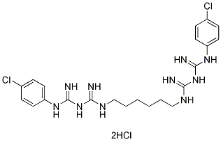 Chlorhexidine 2HCl Chemical Structure