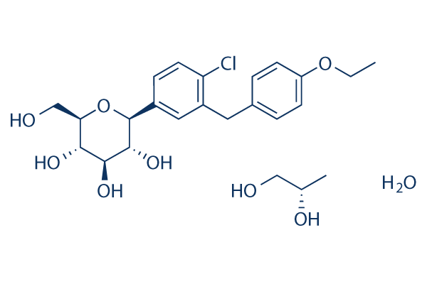Dapagliflozin propanediol monohydrate Chemical Structure