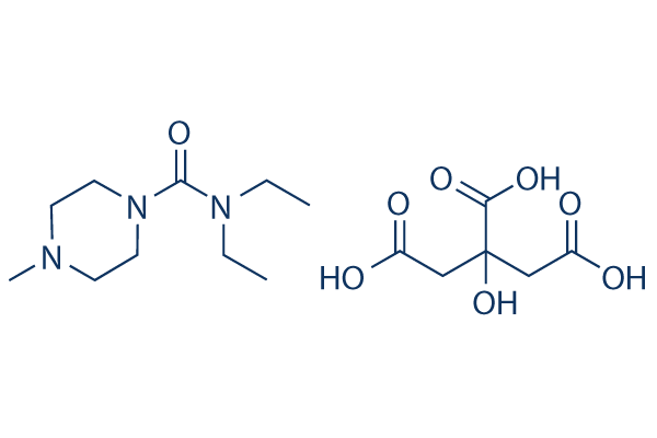 Diethylcarbamazine citrate Chemical Structure