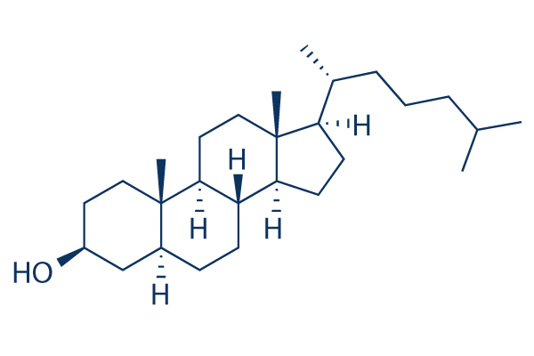 Dihydrocholesterol Chemical Structure