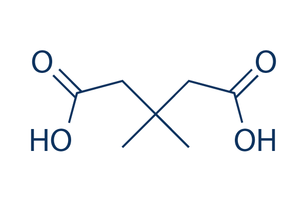 3,3-Dimethylglutaric acid Chemical Structure