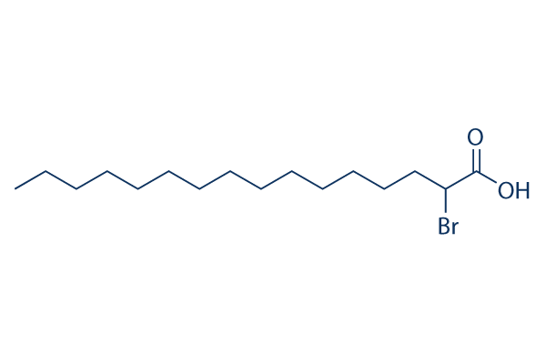 2-BP (2-Bromohexadecanoic acid) Chemical Structure
