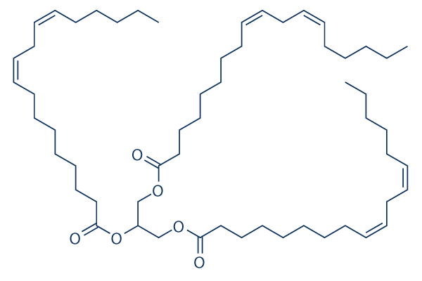 Glycerol trilinoleate Chemical Structure