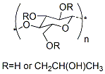 Hydroxypropyl Cellulose Chemical Structure
