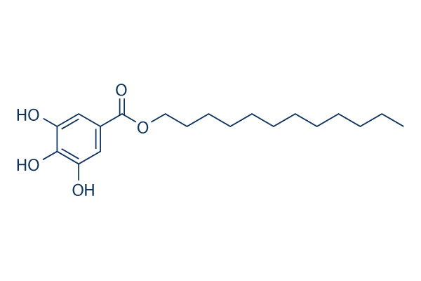 Lauryl gallate Chemical Structure