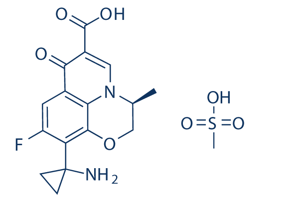 Pazufloxacin mesylate Chemical Structure