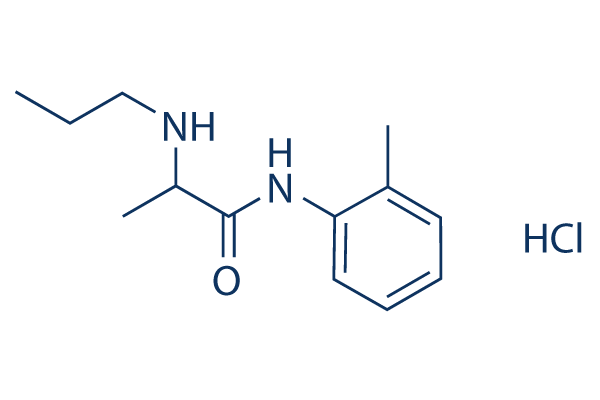 Prilocaine hydrochloride Chemical Structure