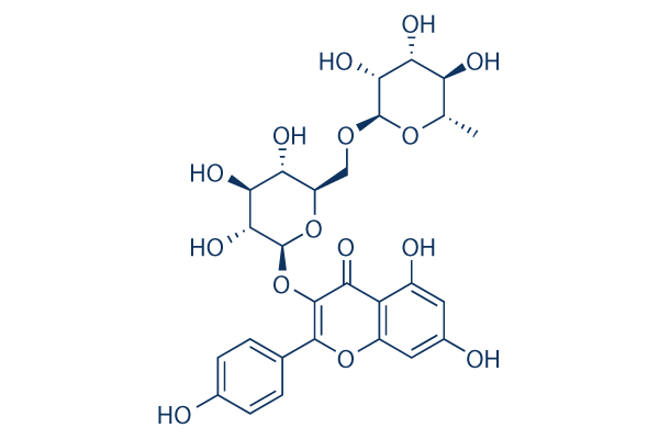 Nicotiflorin (Kaempferol-3-O-rutinoside) Chemical Structure