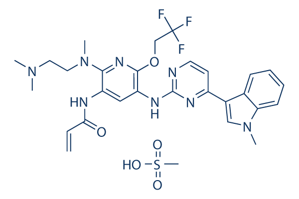 Alflutinib (Furmonertinib) mesylate Chemical Structure