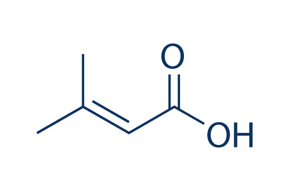 Senecioic acid Chemical Structure