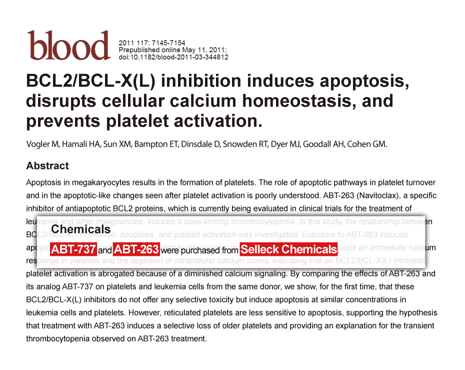 Bcl-2抑制剂 | Bcl-2 Inhibitor