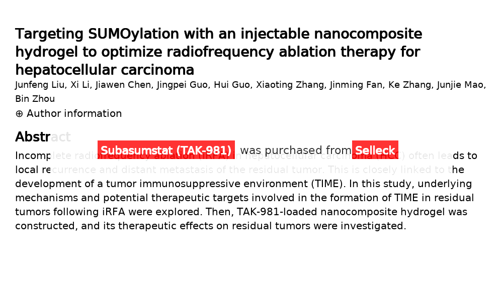 SUMO Inhibition | SUMO antibody | SUMO inhibitors | SUMO modulation
