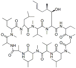 Cyclosporine Chemical Structure