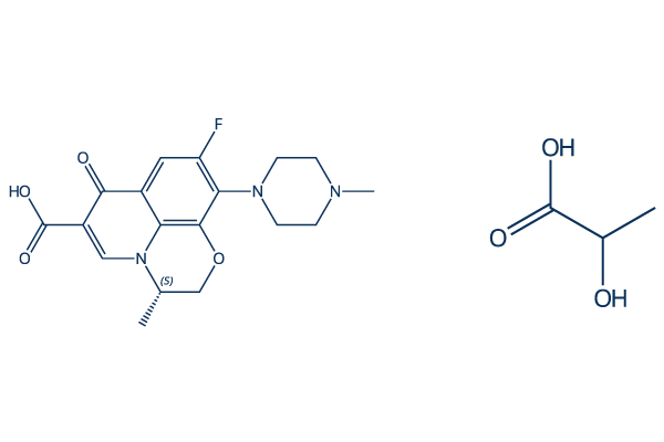 Lavofloxacin lactate Chemical Structure
