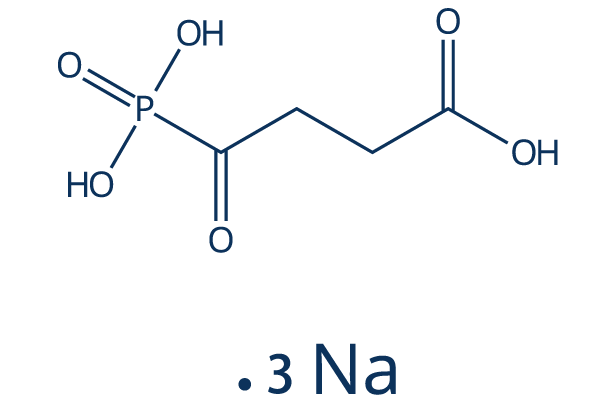 Succinyl phosphonate trisodium salt Chemical Structure