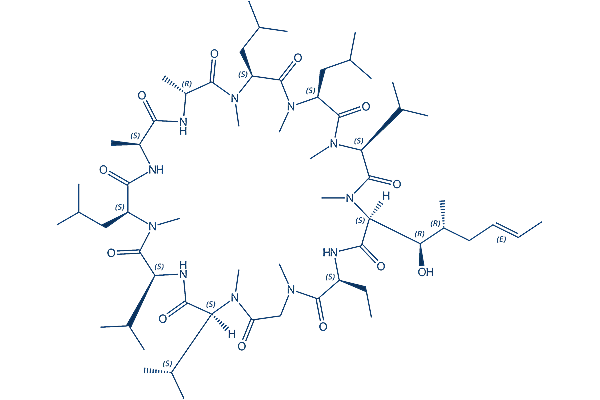 NIM811 ((Melle-4)cyclosporin) Chemical Structure