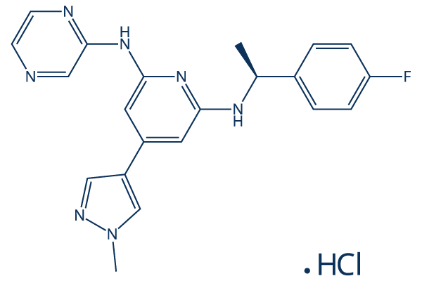 Ilginatinib hydrochloride Chemical Structure