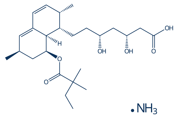 Simvastatin acid (ammonium) Chemical Structure
