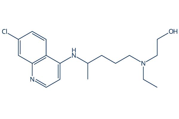 Hydroxychloroquine Chemical Structure