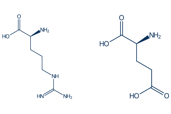 L-Arginine (L-glutamate) Chemical Structure