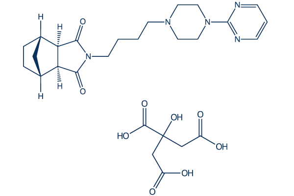 Tandospirone citrate Chemical Structure