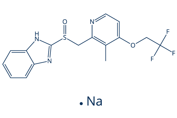 Lansoprazole sodium Chemical Structure