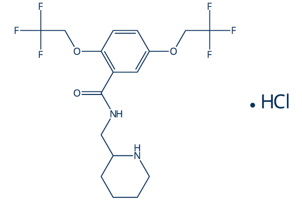 Flecainide hydrochloride Chemical Structure