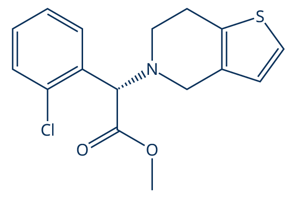 (S)-Clopidogrel Chemical Structure