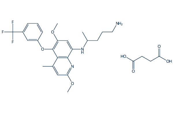 Tafenoquine Succinate Chemical Structure