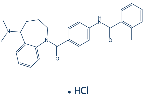 Mozavaptan (hydrochloride) Chemical Structure