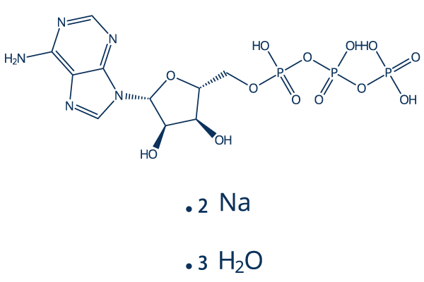 ATP (disodium trihydrate) Chemical Structure