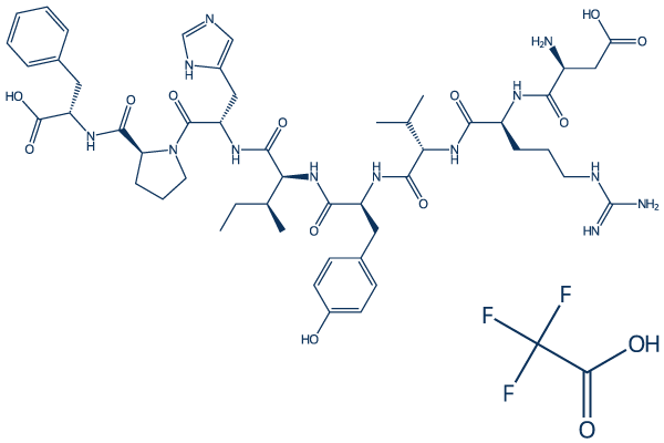 Angiotensin II human TFA Chemical Structure