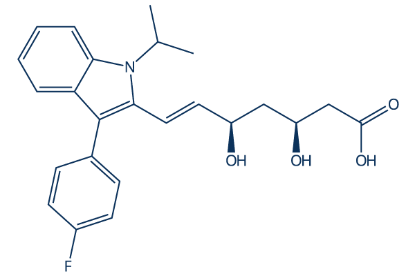 Fluvastatin Chemical Structure