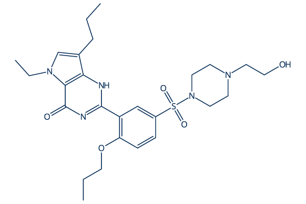 Mirodenafil Chemical Structure