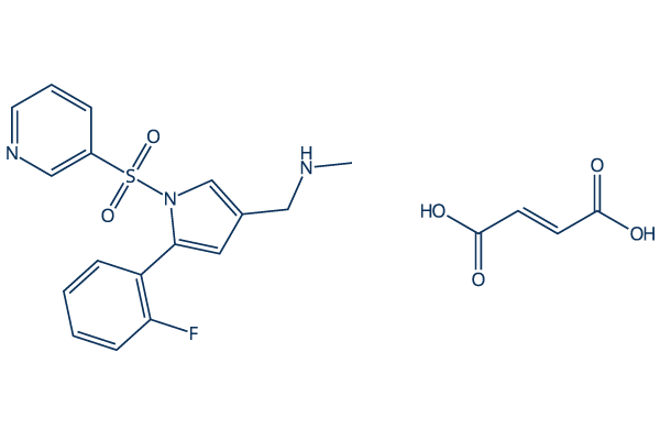 Vonoprazan Fumarate Chemical Structure