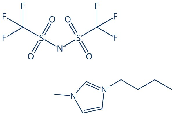 1-Butyl-3-methylimidazolium bis(trifluoromethylsulfonyl)imide Chemical Structure