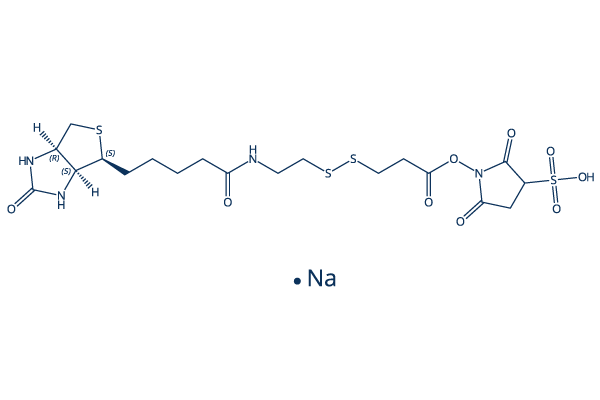 Sulfo-NHS-SS-Biotin sodium Chemical Structure