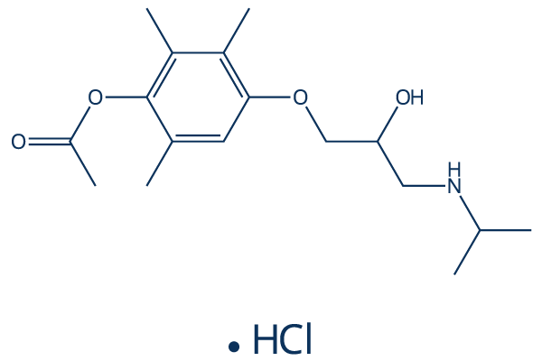 Metipranolol hydrochloride Chemical Structure