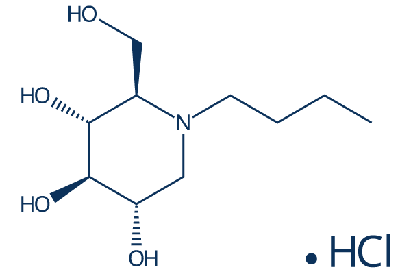 Miglustat hydrochloride Chemical Structure