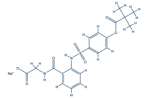 Sivelestat sodium Chemical Structure