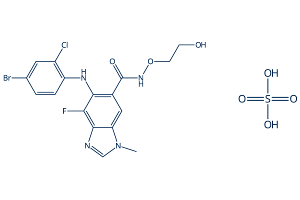 Selumetinib sulfate Chemical Structure