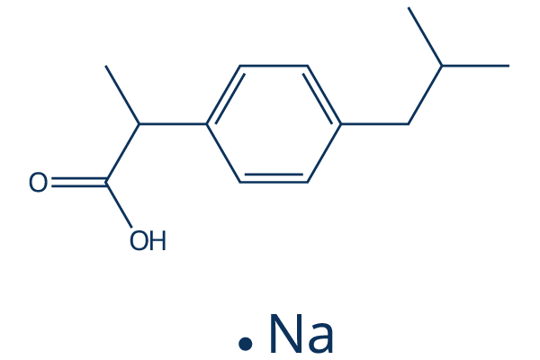 Ibuprofen sodium Chemical Structure